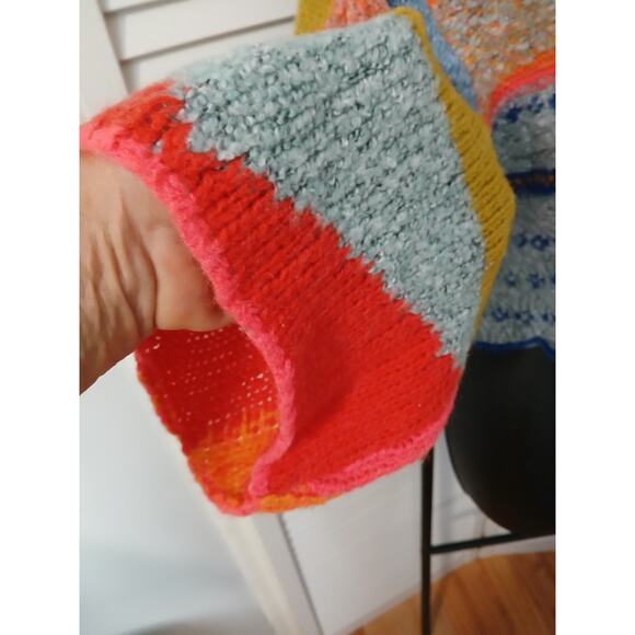 Sincerely Jules Multicolor Turtleneck Sweater Soft Material Relaxed Fit S - Picture 4 of 7